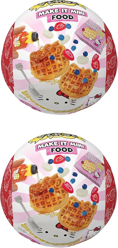 Amazon.com: MGA's Miniverse Make It Mini Food Hello Kitty (2 Pack