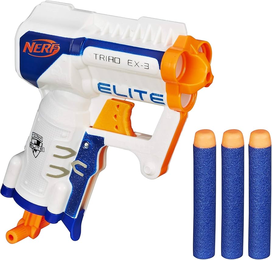 Amazon.com: Nerf N-Strike Elite Triad EX-3 Toy, Multicolor