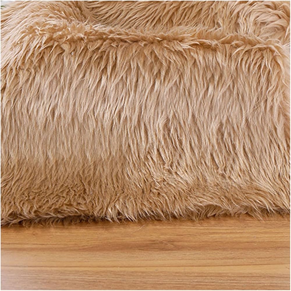 Amazon | 柔らかいフェイクファー生地 シンセティックファー フェイク