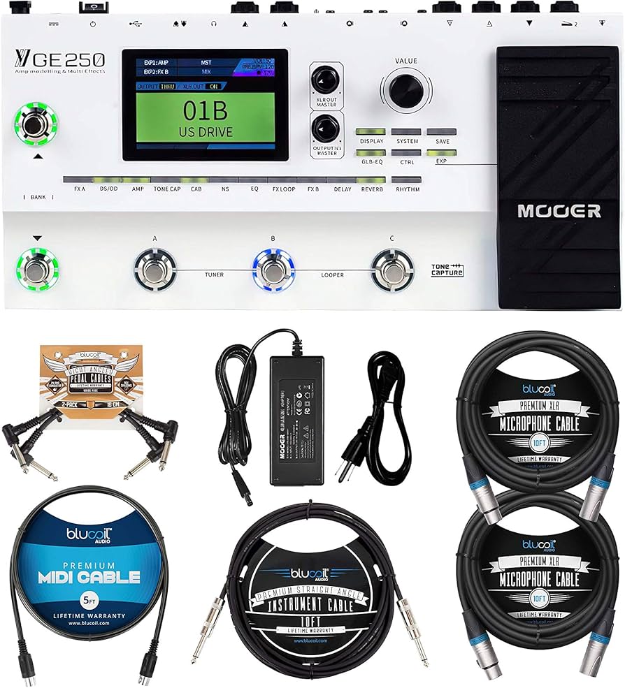 Amazon.com: MOOER GE250 Guitar Amp Modelling and Multi-Effects