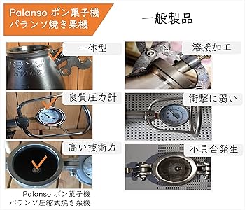 Amazon.co.jp: Palansoパランソポン菓子機 電動式フルセット容量4合 5