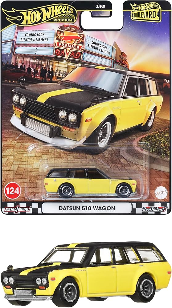 Amazon.co.jp: Hot Wheels Boulevard Datsun 510 Wagon Ride-On Toy