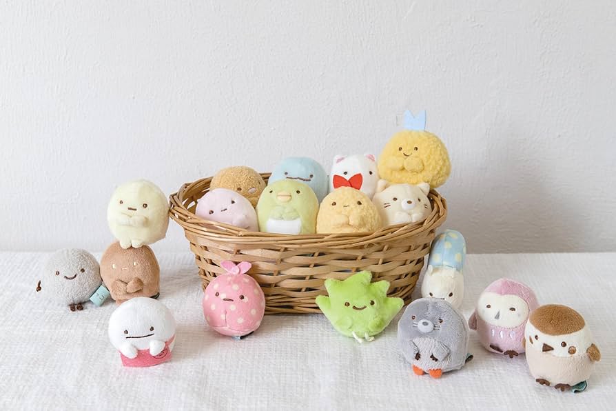 Amazon.co.jp: すみっコぐらし てのりぬいぐるみ たぴおか（ピンク