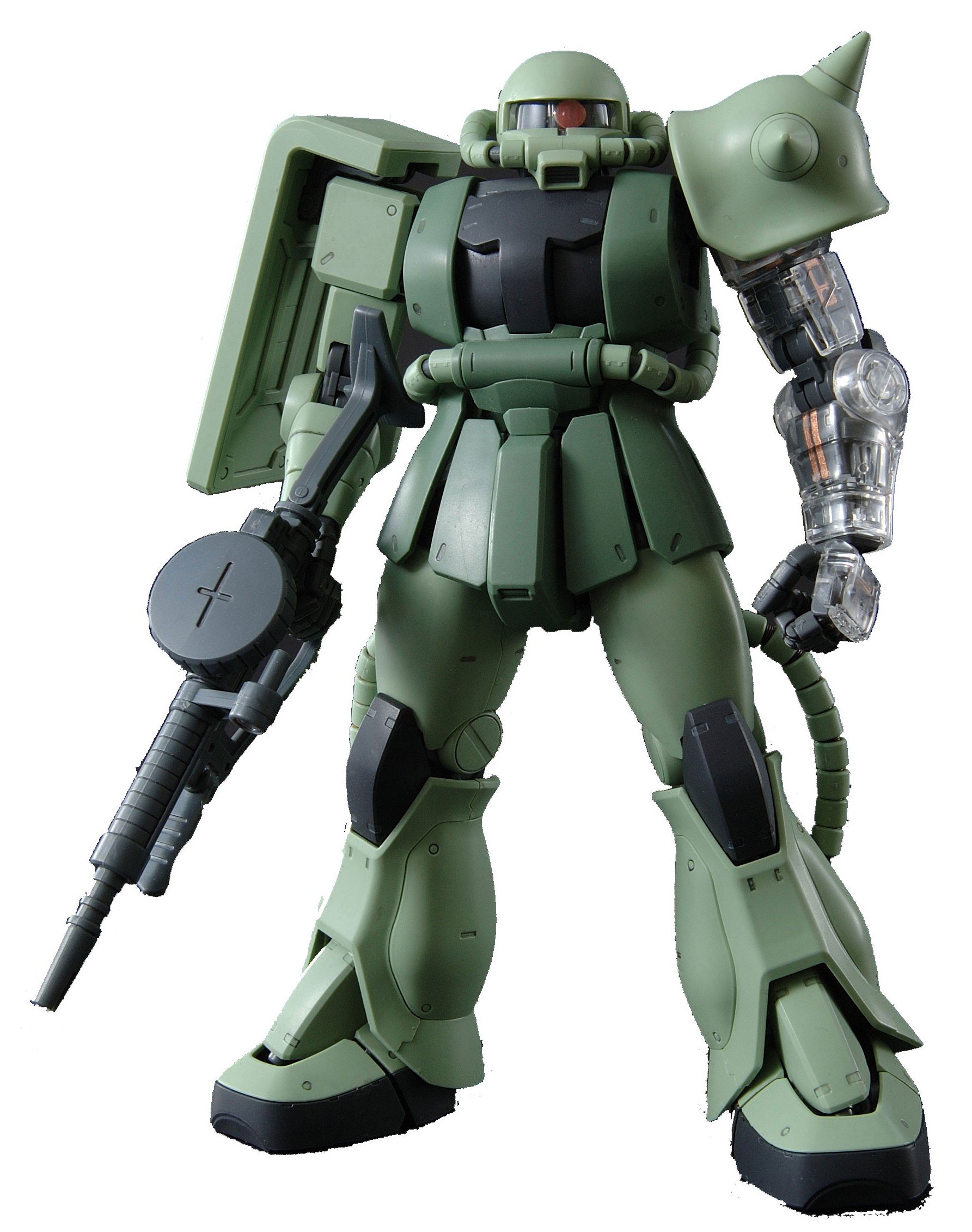 Amazon | MG 1/100 MS-06J ザクII Ver.2.0 (限定クリアパーツ付き