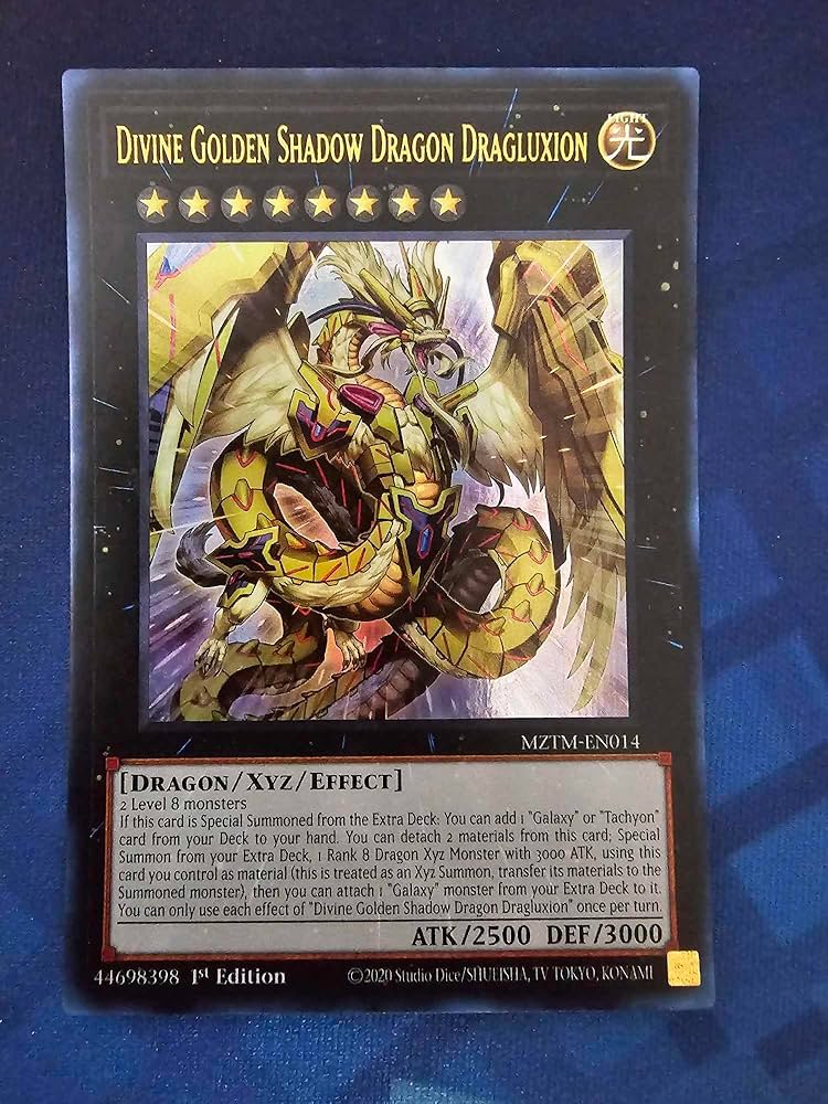 Amazon.com: Divine Golden Shadow Dragon Dragluxion - MZTM-EN014