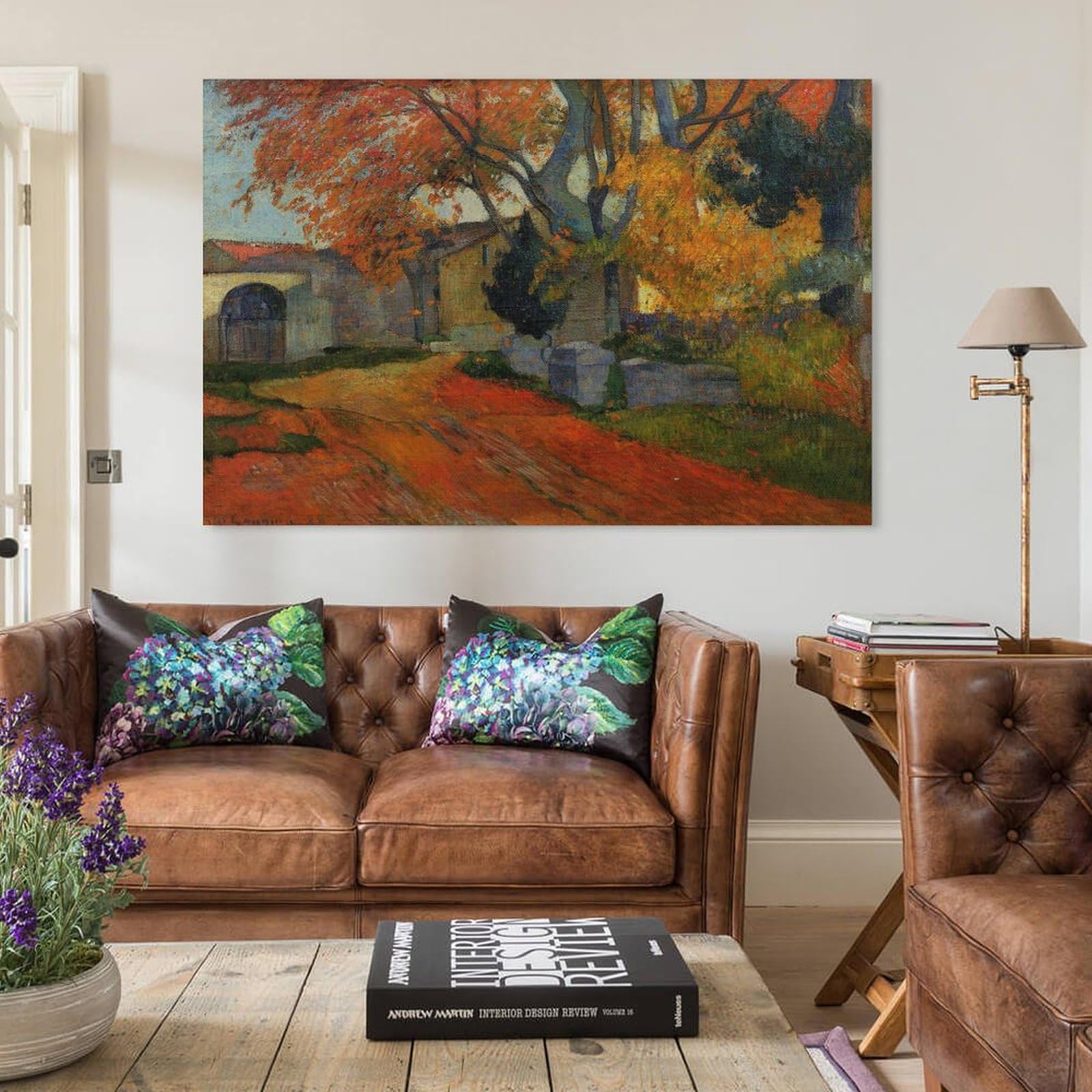 Amazon.co.jp: ポール・ゴーギャン アリスカンの並木路、アルル