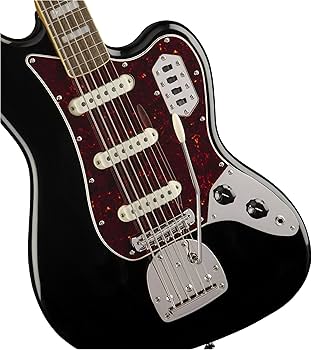 Amazon.com: Squier Classic Vibe 6-String Bass VI, Black, Laurel