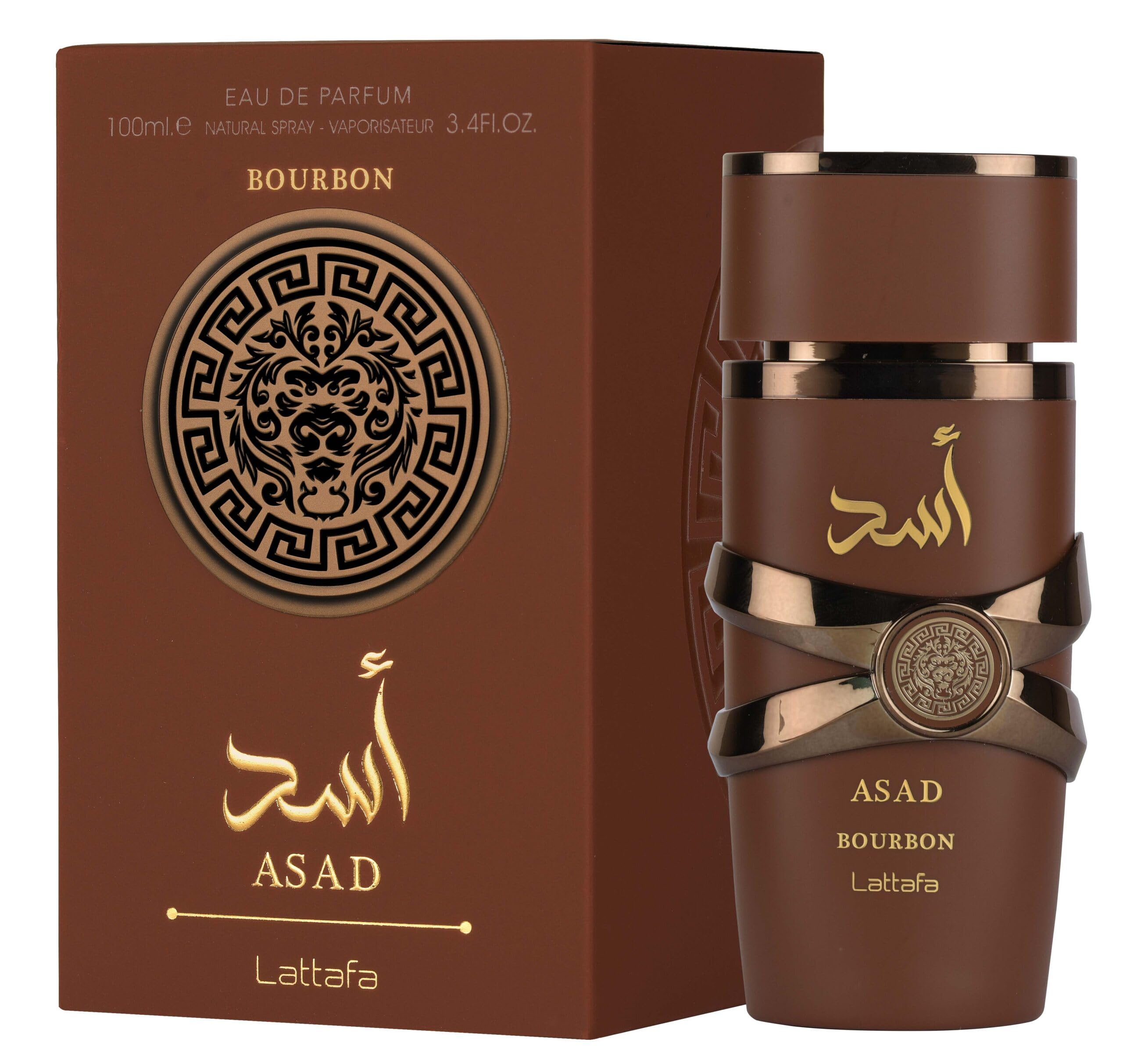 Amazon.com : Lattafa Asad Bourbon for Unisex Eau de Parfum Spray