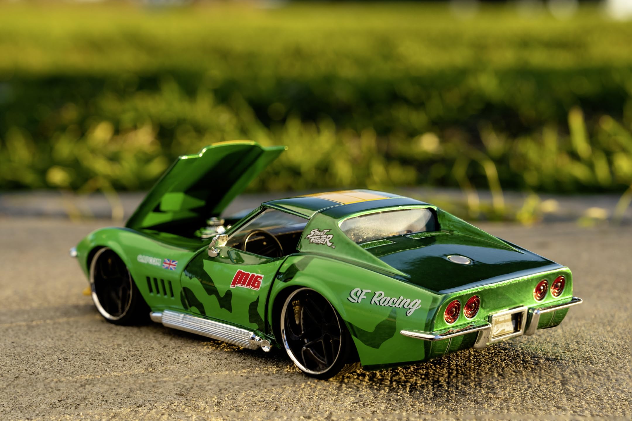 Amazon.com: Jada Street Fighter 1:24 1969 Chevrolet Corvette