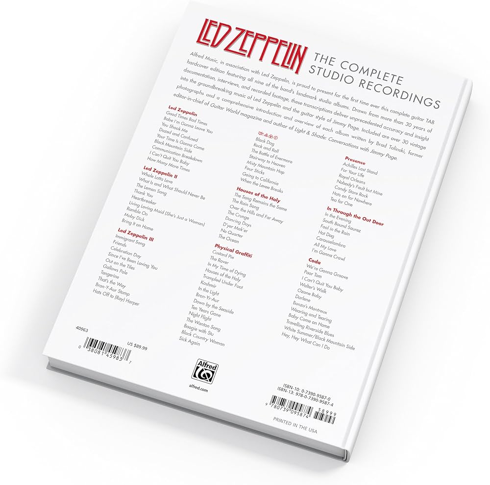 Led Zeppelin - The Complete Studio Recordings: Authentic Guitar