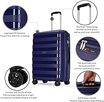 Amazon.com | GinzaTravel PP material 3-piece expandable luggage