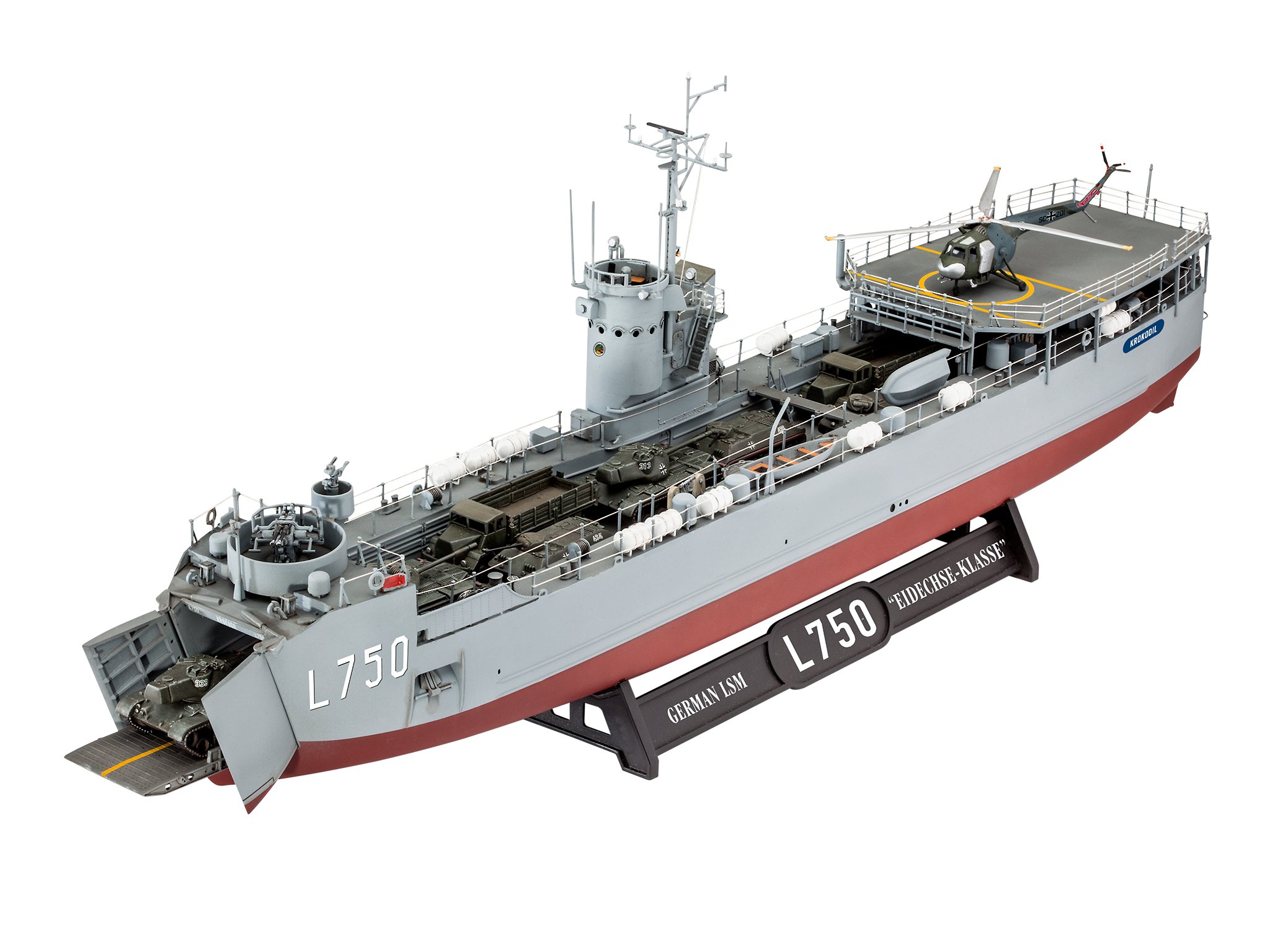 Amazon | ドイツレベル 1/144 ドイツ LSM Eidechse-Klasse プラモデル