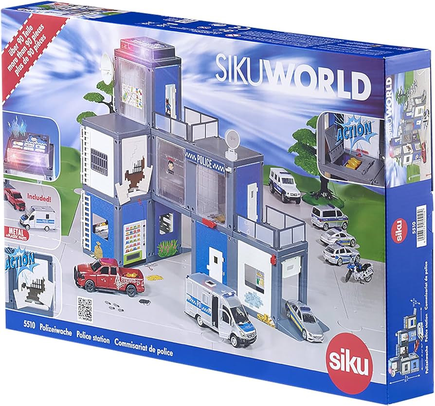 Amazon.co.jp: ジク (SIKU) SIKU WORLD 警察署 3歳頃から SK5510