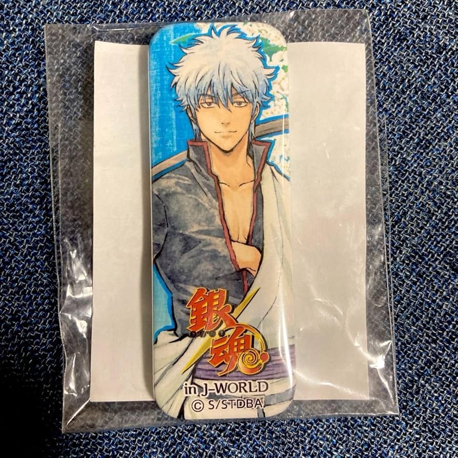 銀魂 神楽 ロングスクエア缶バッジ 花鳥風月 J-WORLD 【公式通販】