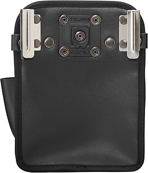 Amazon | タジマ セフシステム 着脱式腰袋 本革 2段中 堅牢でしなやか