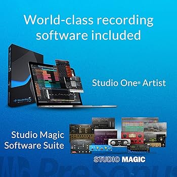 Amazon.com: PreSonus iTwo Producer Pack con teclado, monitores