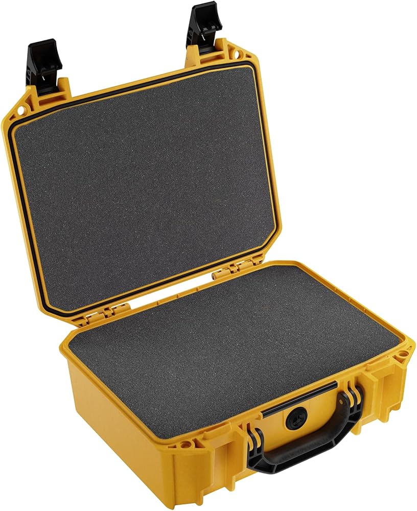 Amazon.com: Pelican Vault V200 Long Case with Foam (Yellow