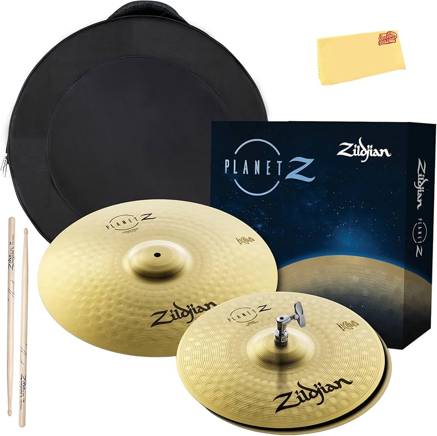 Amazon.com: Zildjian Planet Z Fundamentals Bundle with Cymbal Bag