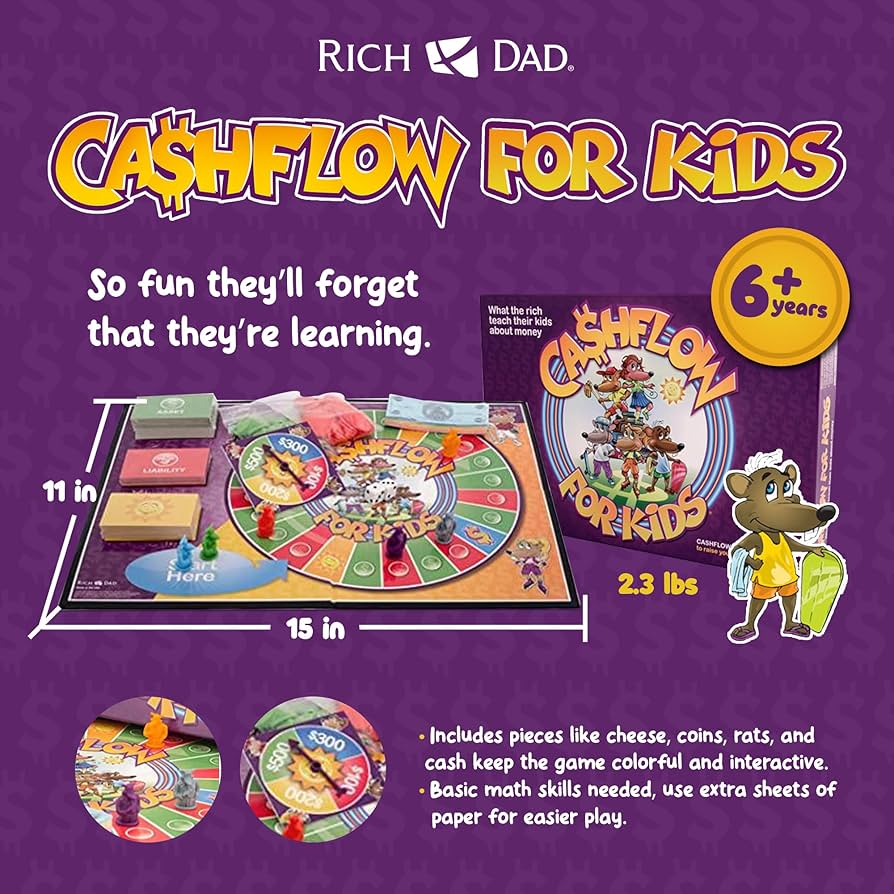 Amazon.co.jp: The Original Rich Dad CASHFLOW  101 for KIDS Board