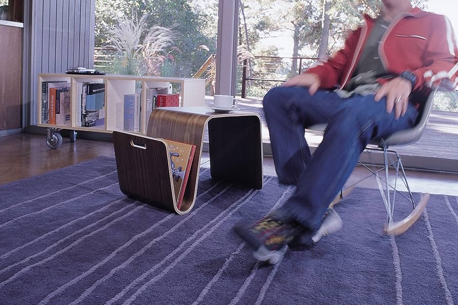 Amazon.com: OFFI & Co. Authentic Mag Table in Walnut : Home & Kitchen