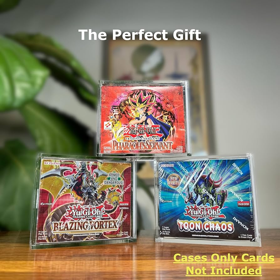 Amazon.co.jp: TCGHalo アクリル遊戯王ブースターボックスケース (3個