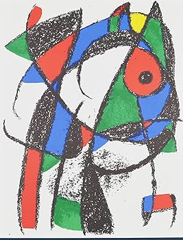 Amazon | ジョアン ミロ『Lithographie originale ①【LITHOGRAPHE 第