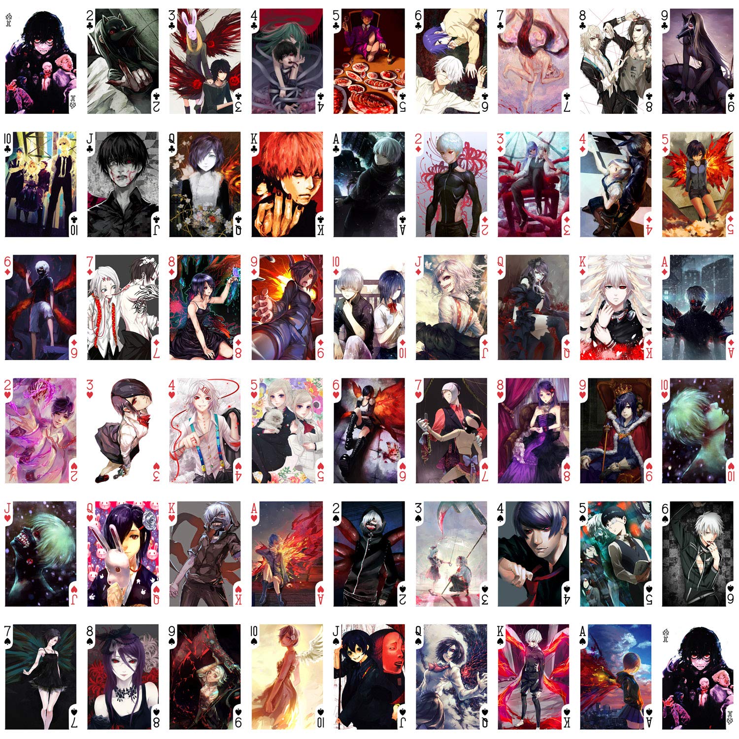 Amazon.co.jp: FLONZGIFT 東京喰種トーキョーグール アニメ トランプ