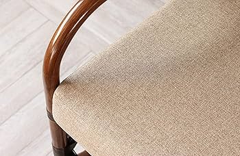 Amazon｜サンフラワーラタン リクライニングチェア ブラウン 幅56