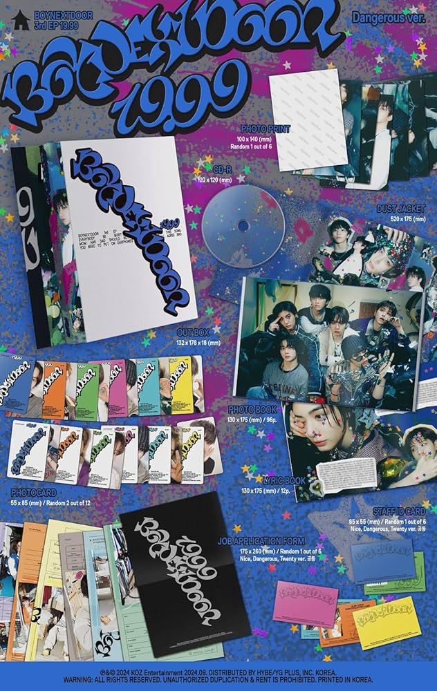 Amazon｜ボーイネクストドアー BOYNEXTDOOR - 3rd EP 19.99 CD