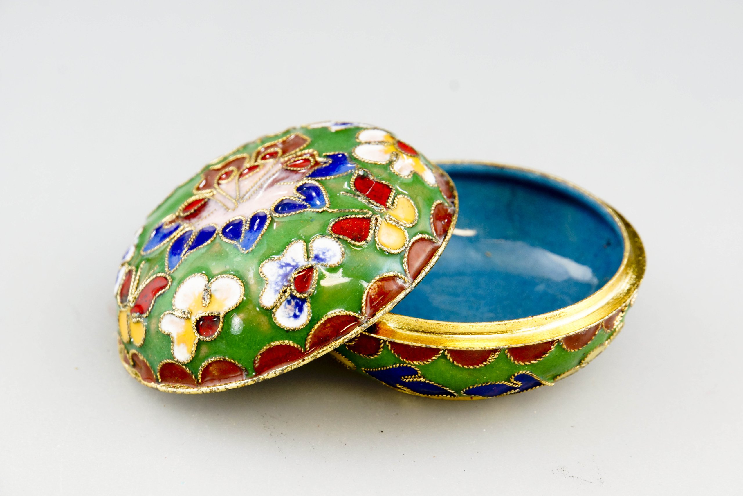 Amazon.co.jp: 中国 七宝焼 ジュエリーボックス 小物入れ ピルケース