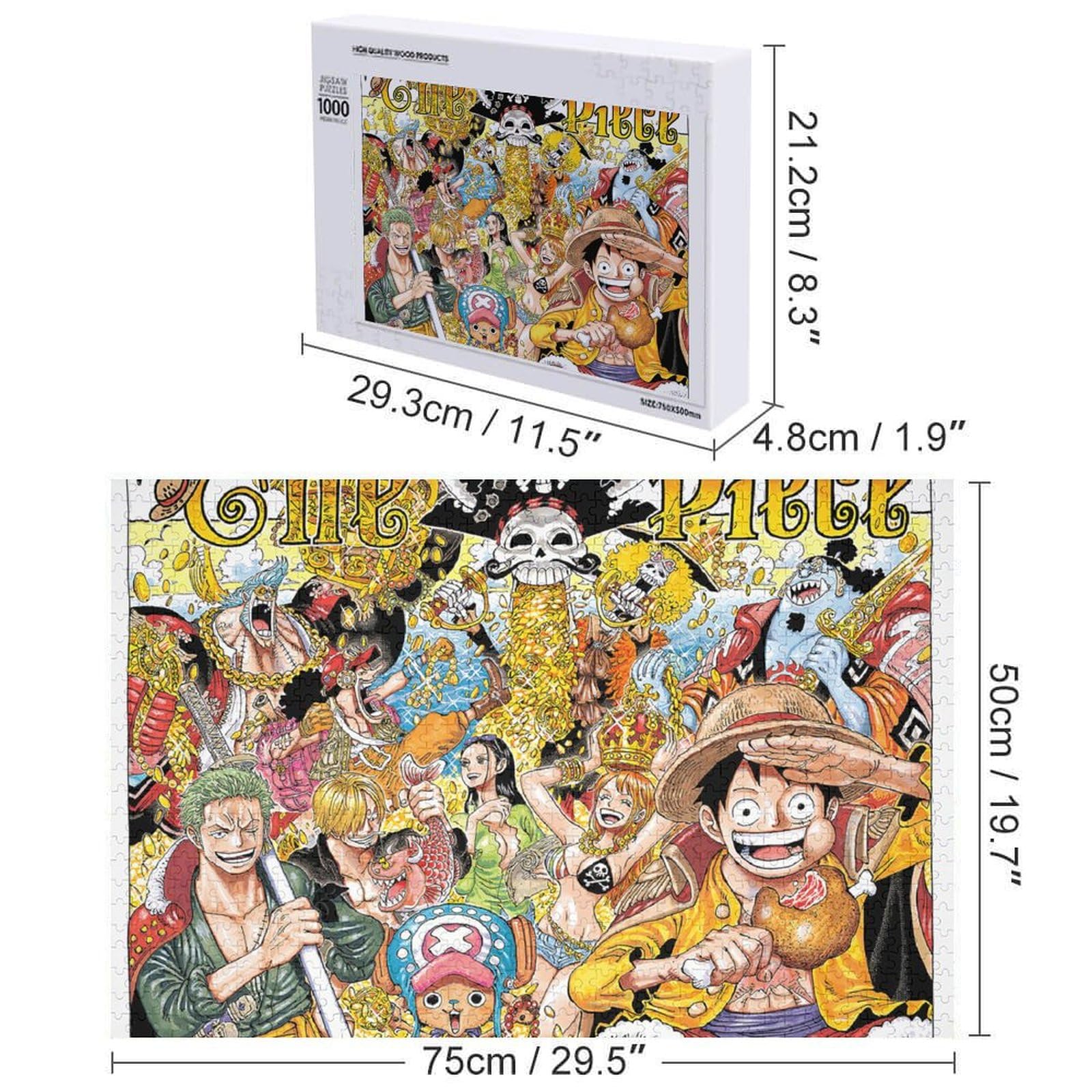 Amazon.co.jp: ワンピース/ONE PIECE 500/1000ピース 木製パズル 減圧