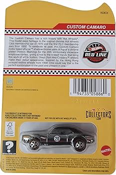Amazon.com: Hot Wheels Custom Camaro, RLC Exclusive : Toys & Games