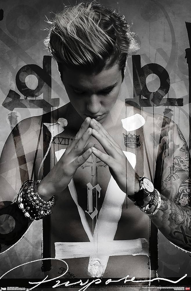 Amazon.co.jp: Trends International ジャスティン・ビーバー - 目的壁