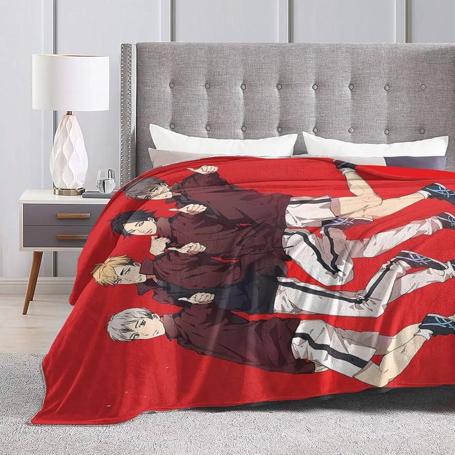 Amazon｜ハイキュー 稲荷崎 ブランケット フランネル 多機能フランネル