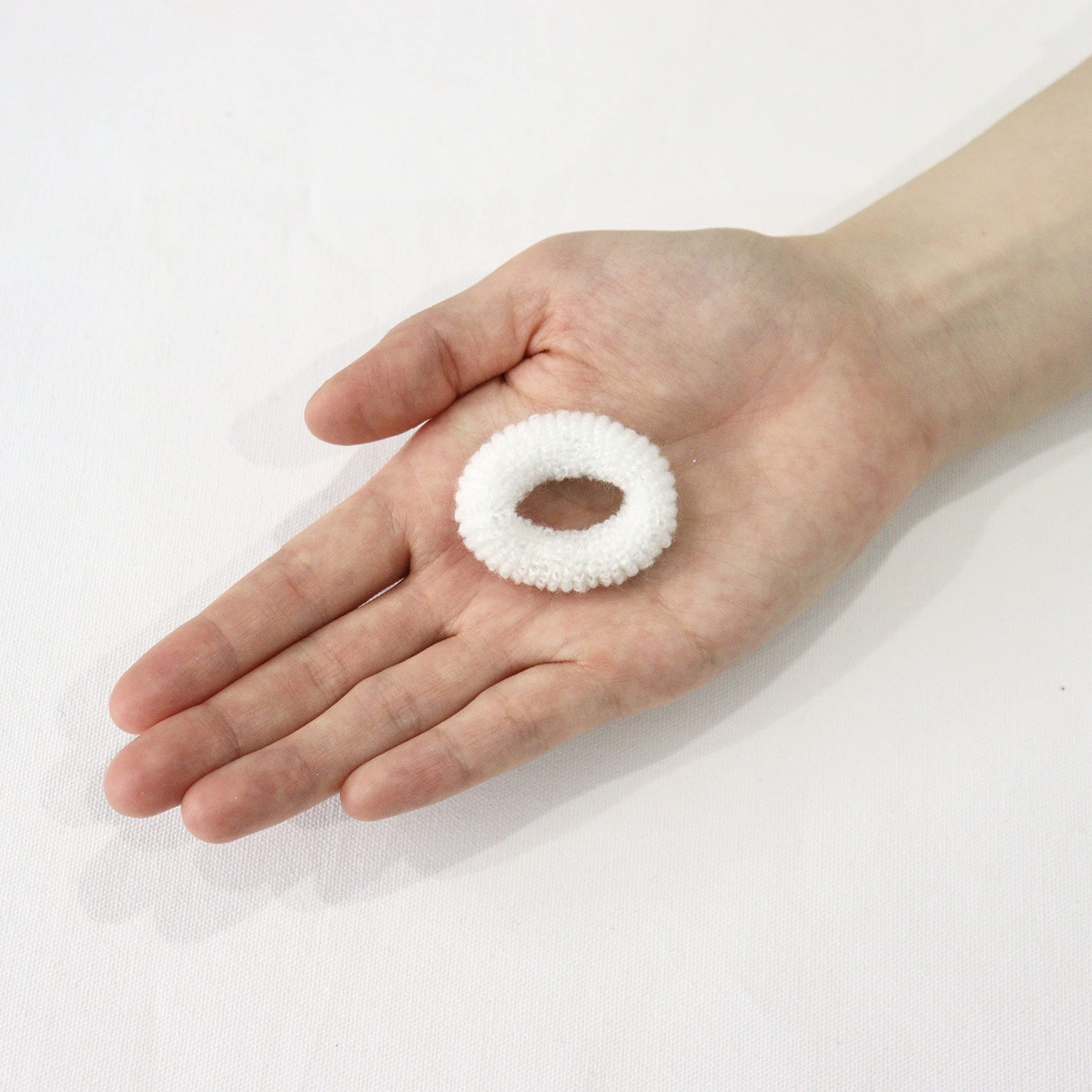 Amazon | ヘアゴム 7色アソート(裸) 50個 ヘアリング 髪ゴム 跡がつか