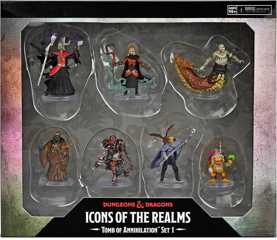 Amazon | D&D Icons of The Realms: 絶滅の墓:ボックス 1-7 フィギュア