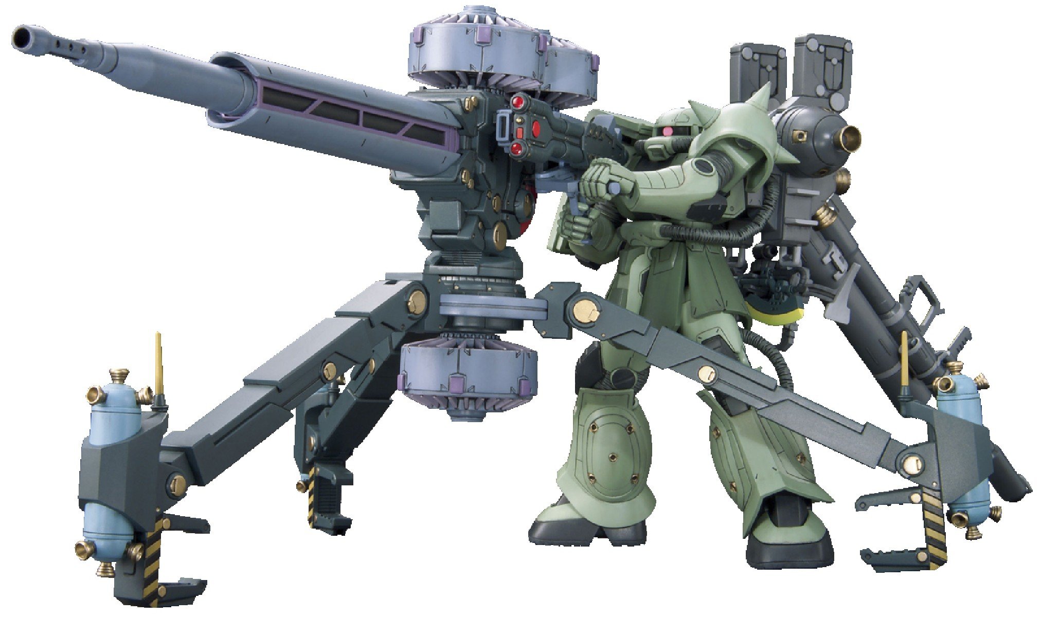 Amazon | HG 1/144 MS-06量産型ザク+ビッグガン (機動戦士ガンダム
