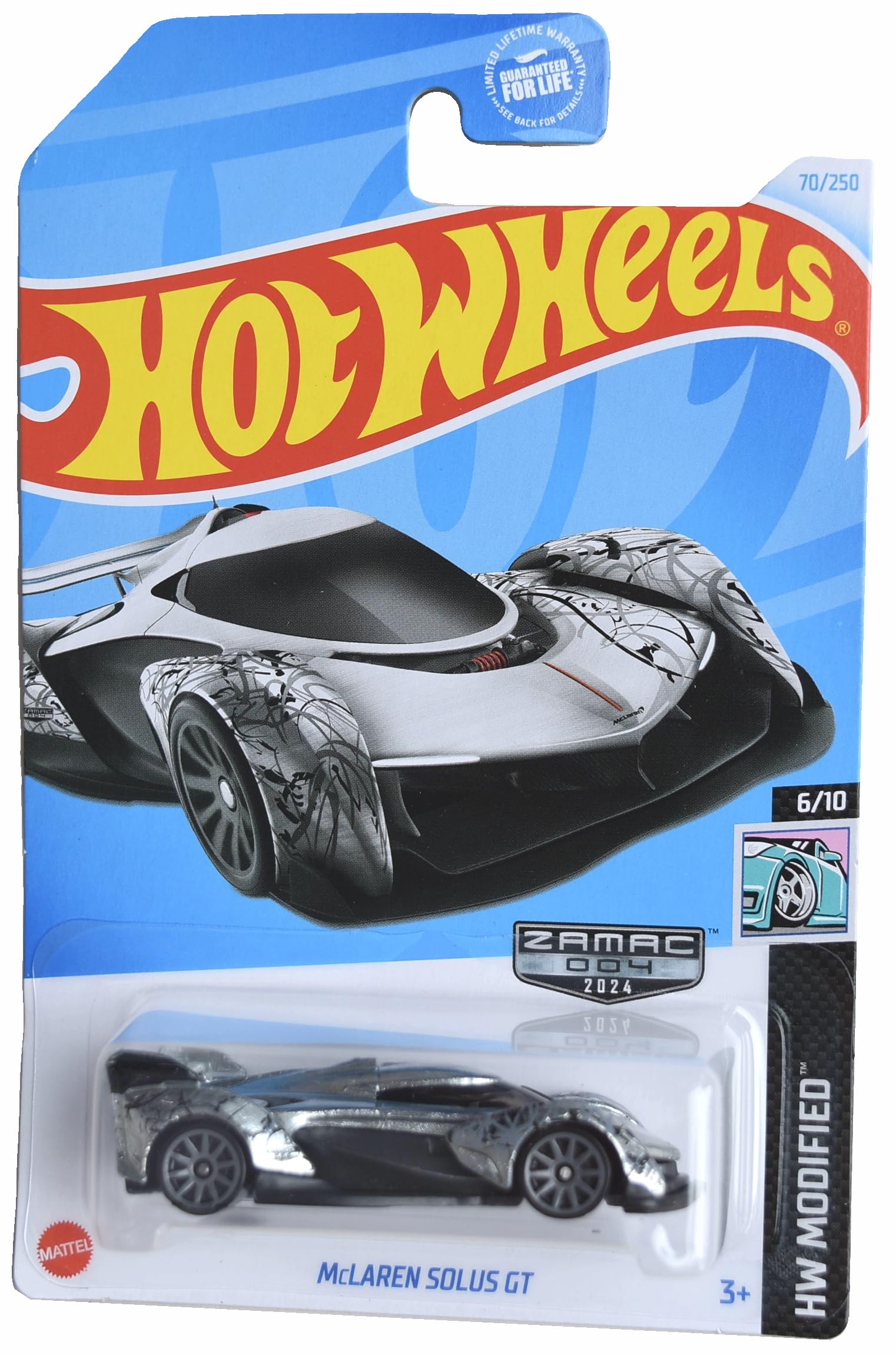 Amazon.com: Matchbox Hot Wheels Zamac McLaren Solus GT, HW