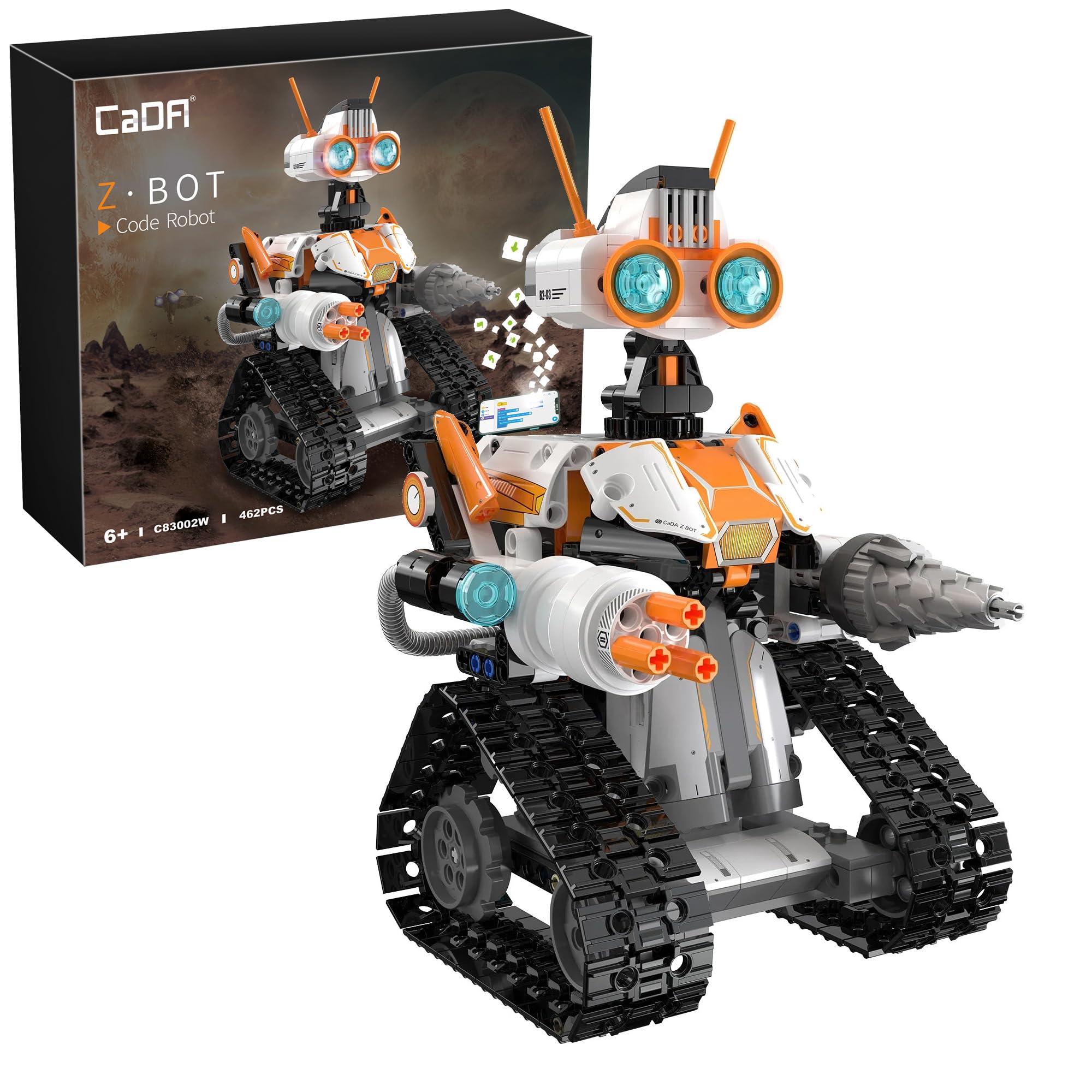 Amazon.com: CaDA Z.BOT Mars Exploration Robot Kit - 434 Building