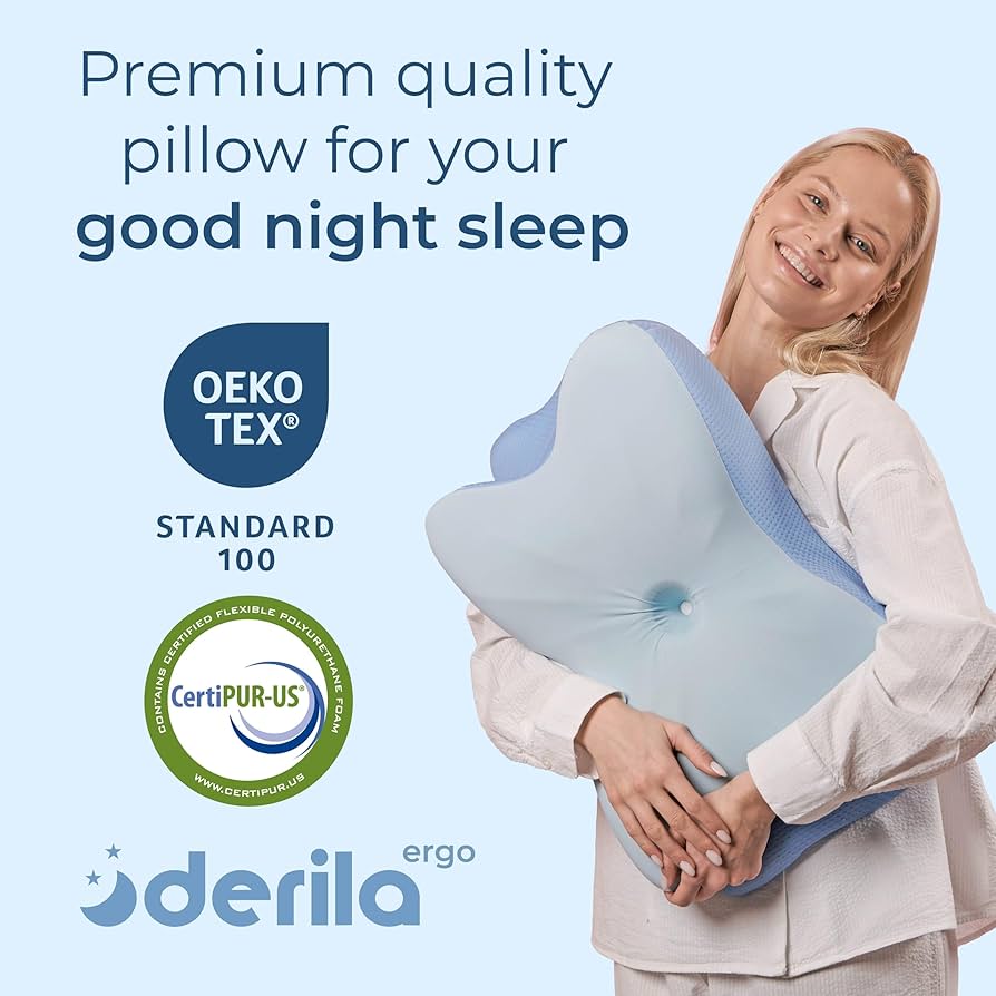 Amazon.com: Derila Ergo Cervical Neck Pillow for Sleeping Pillow