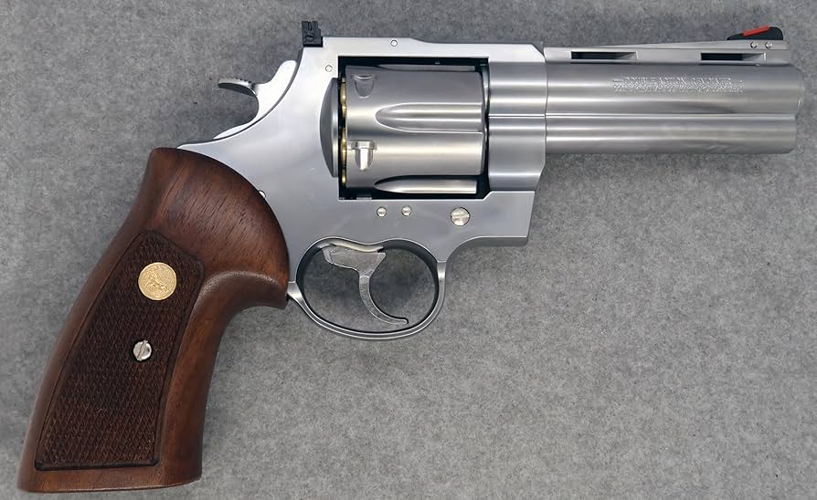 Amazon | マルシン コルト アナコンダ 4インチ シルバーABS 木製