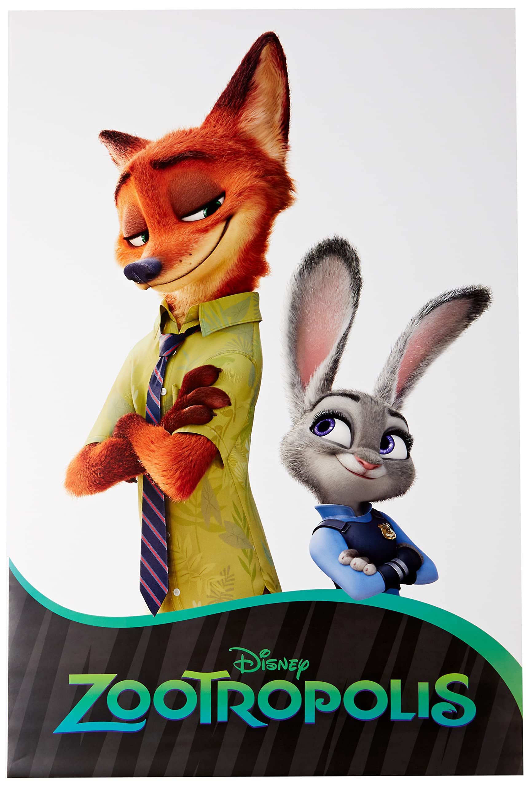 Amazon.co.jp: ポスター ズートピア ジュディ&ニック FF-5180 : ホビー