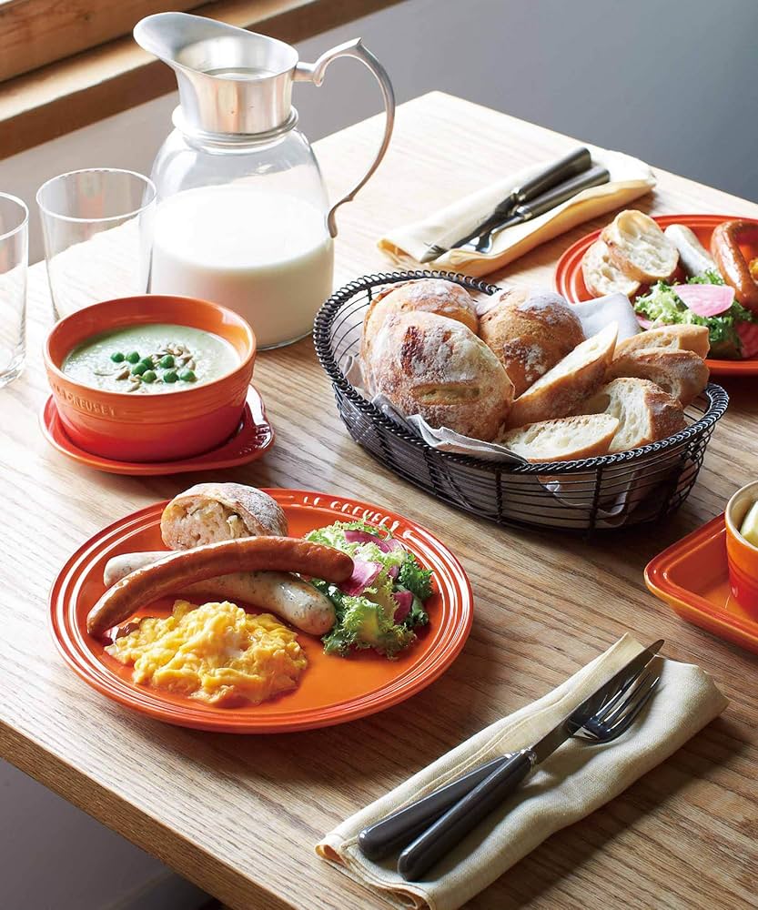 Amazon.co.jp: ル・クルーゼ(Le Creuset) 皿 ラウンド・プレート 19 cm