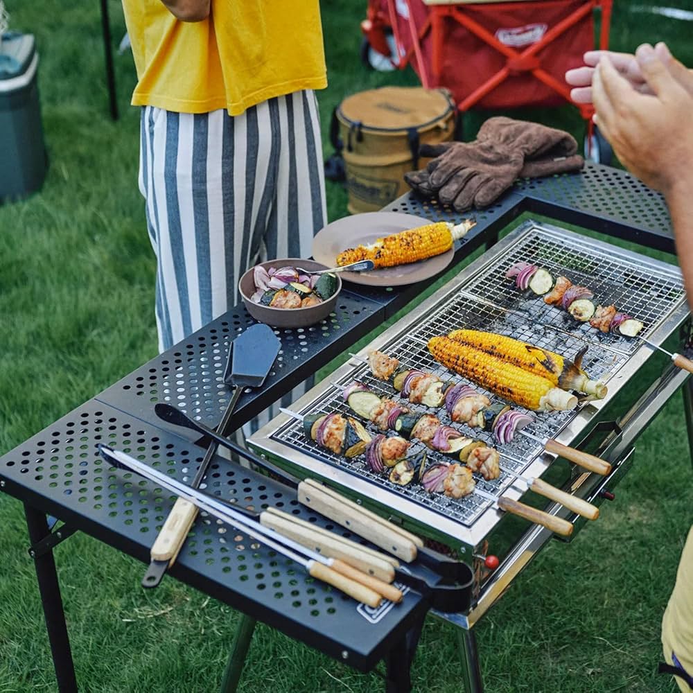 Amazon.co.jp: Coleman Table 3-Way BBQ Table Set : Sports & Outdoors