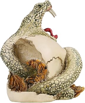 Amazon.co.jp: 髑髏頭 蛇/蜥蜴乗り ハロウィン 卓上飾り 小道具 不気味