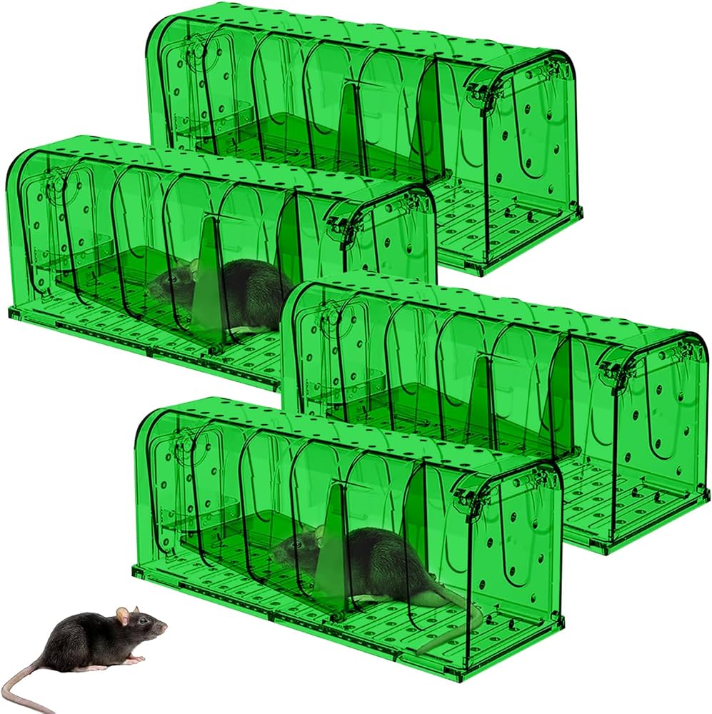 Amazon | 小型ネズミ専用 4個セットネズミ捕り よく捕れる日本語ご利用