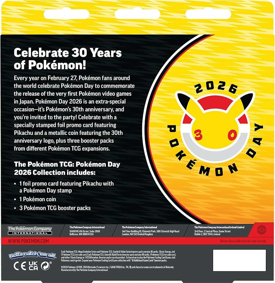 Pokémon TCG: Pokémon Day 2026 Collection (1 foil promo card, 1
