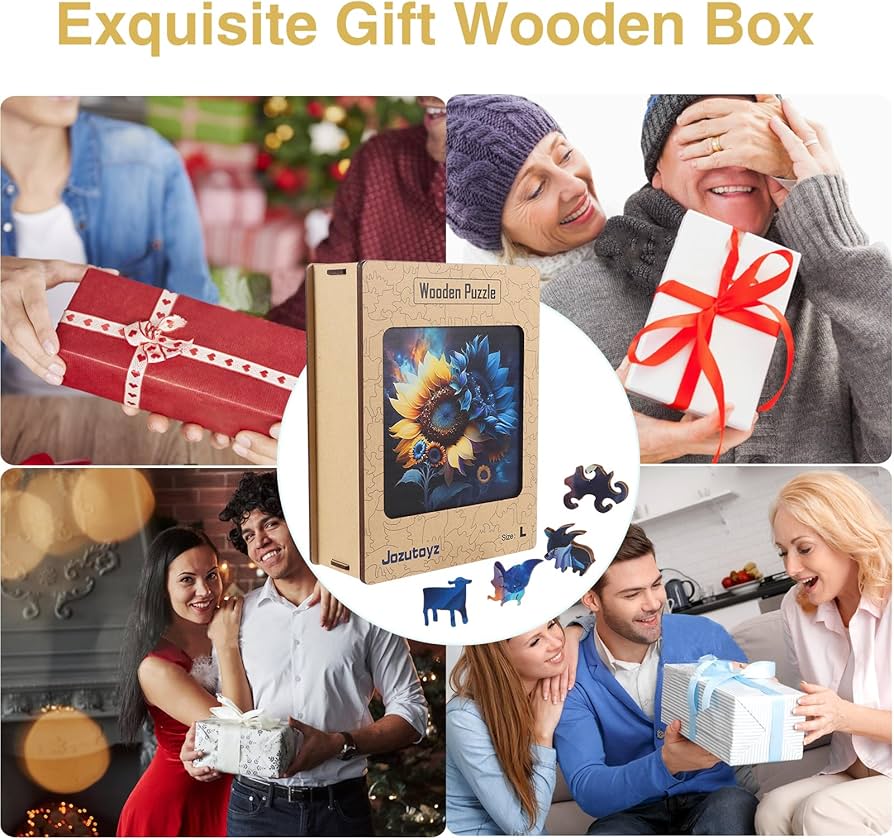 Amazon.com: Jozutoyz Wooden Puzzle for Adults, 248 Piece Unique