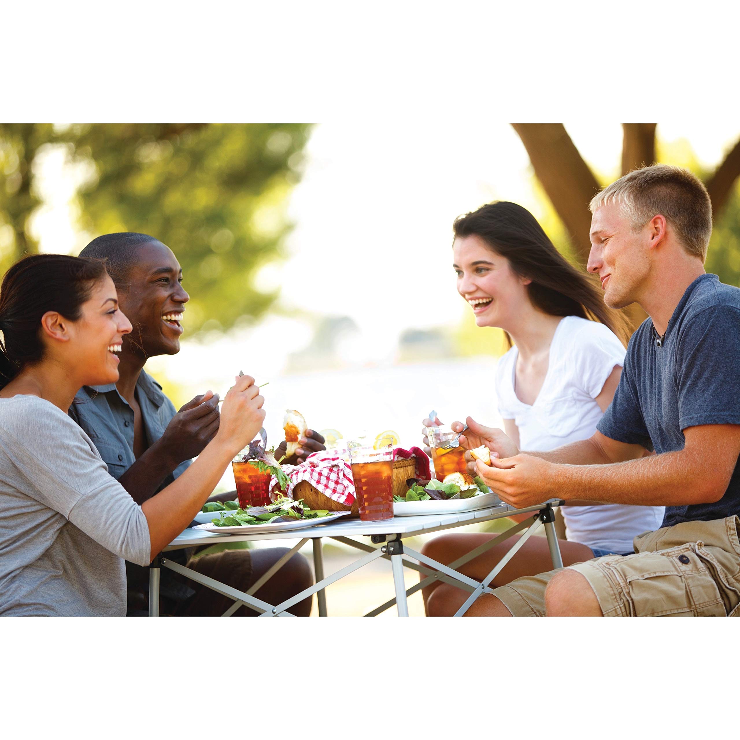 Amazon.com : Coleman Outdoor Folding Table, Sturdy Aluminum