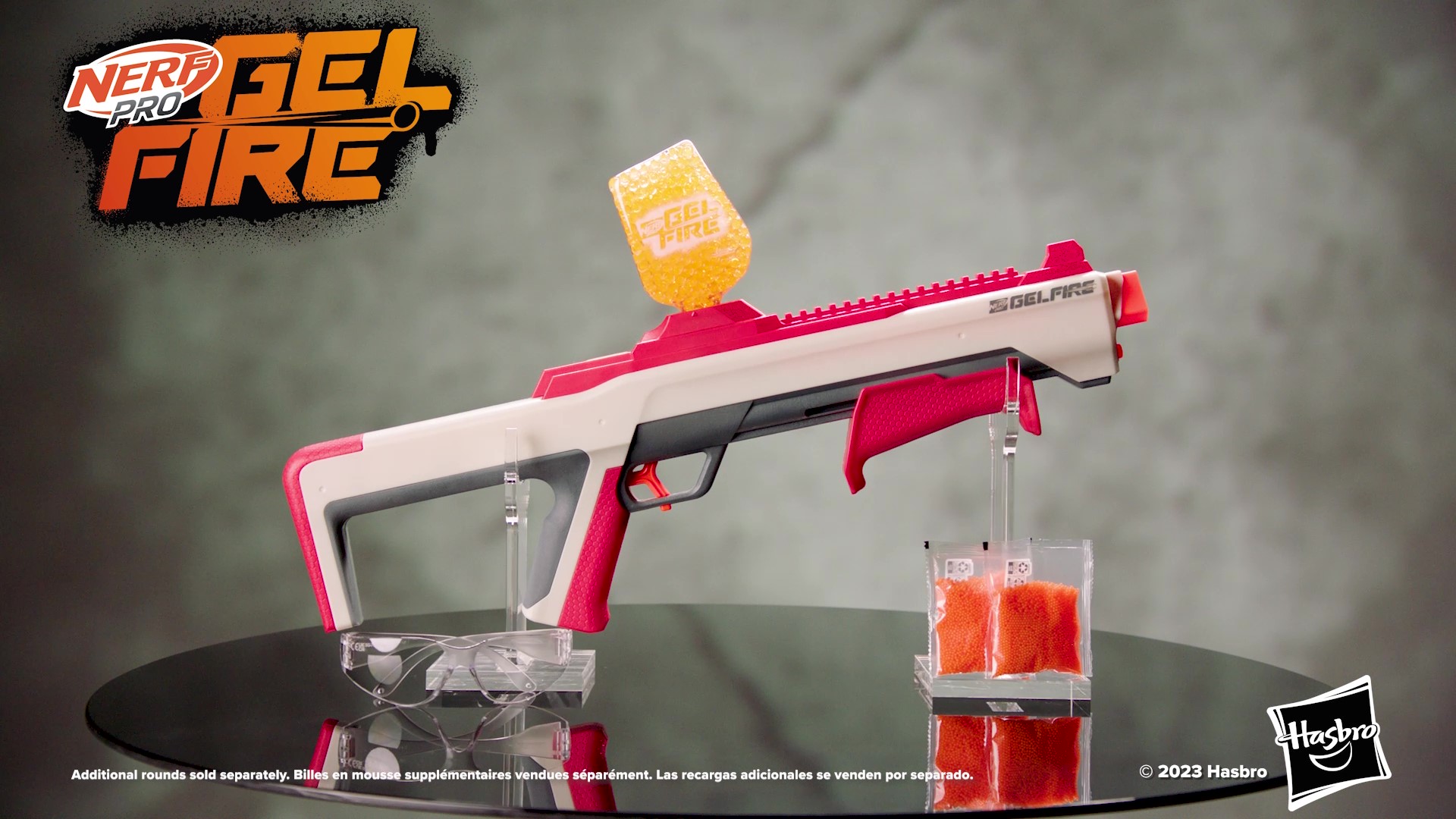 Amazon.com: NERF Pro Gelfire Raid Blaster, Fire 5 Rounds at Once